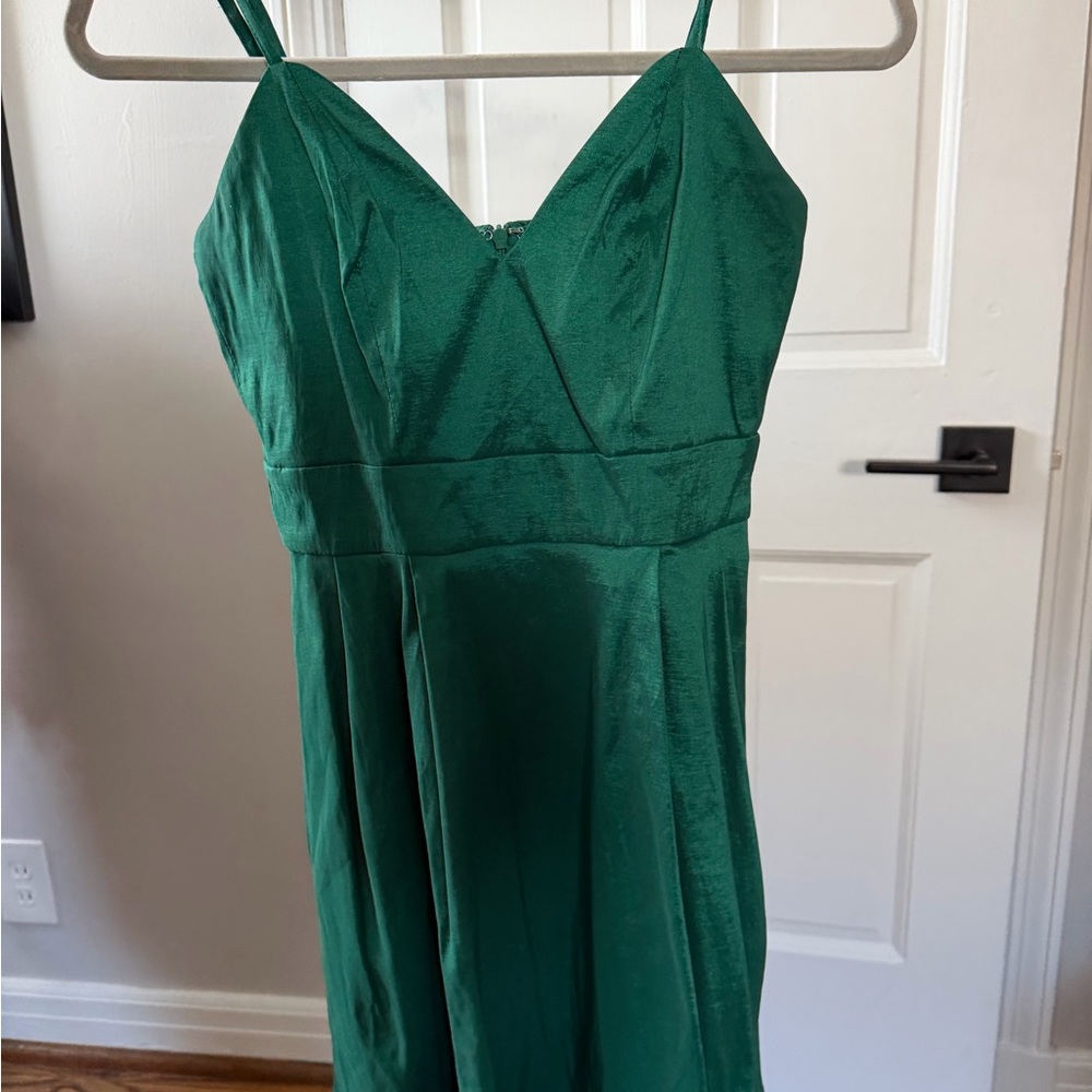 Lulu's Vibrant Green Dress